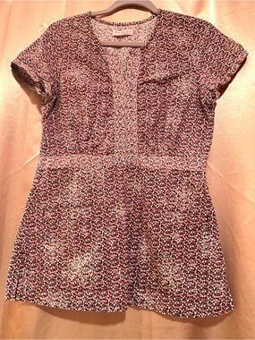 koi ❤️❤️❤️Micro Floral ❤️❤️Scrub ❤️Top